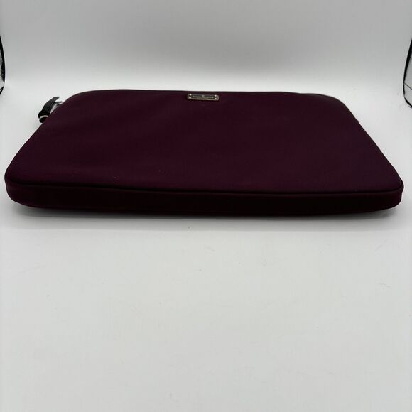 Kate Spade Burgundy Red Protective Laptop Zip Closure Padded‎ Sleeve Bag 13.5” - Picture 8 of 14